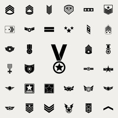 Poster - star medal icon. Army icons universal set for web and mobile