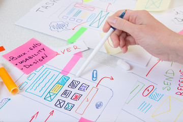 Ux designer create design application development for web mobile smartphone.