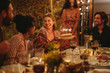 © Jacob Lund - Beautiful woman celebrating her birthday with her friends