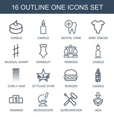 Poster - 16 one icons