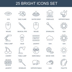Sticker - 25 bright icons