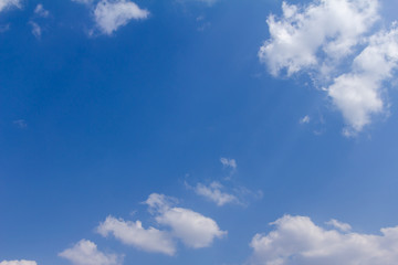 blue sky background with a tiny clouds