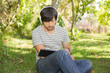 © Rui Vale de Sousa - man relaxing with tablet pc