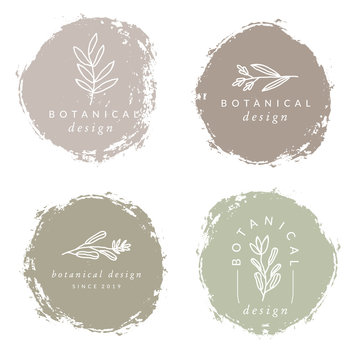Wall Mural -  - botanical design logo templates