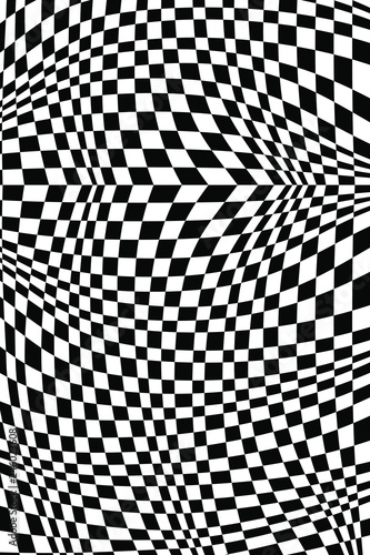 Abstract Black And White Geometric Pattern With Squares Contrasty Optical Psychedelic Illusion Chessboard Wicker Texture 3d Illustration Stock Vector Adobe Stock Tree fungus woodland wall art this black and white woodland wall art depicts a tree fungus with pleasing circular growth patterns articulated by tight darker bands in the otherwise fluffy white flesh of the organism. black and white geometric pattern