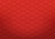 Red chinese oriental background with shadow. Vector illustration