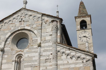 church in Maderno on Garda lake in north Italy