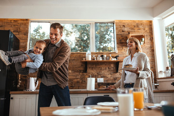 Wall Mural - I simply adore breakfast with family!