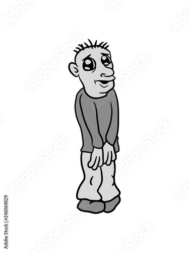 Angstlich Schuchtern Zuruckhaltend Comic Cartoon Clipart Traurig Unglucklich Schwach Unsicher Lustig Buy This Stock Illustration And Explore Similar Illustrations At Adobe Stock Adobe Stock