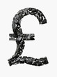 © Ralph Smith - Great British Pound symbol made out of Coal