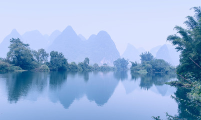 Wall Mural - landscape in Yangshuo Guilin, China