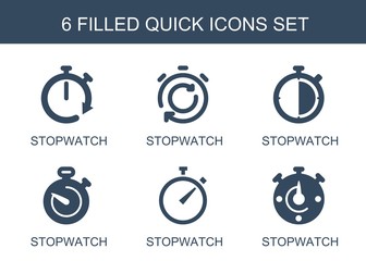 Canvas Print - 6 quick icons