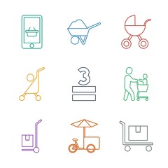 Sticker - cart icons