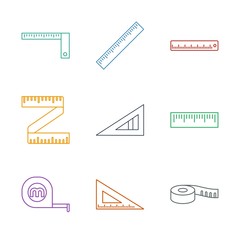 Sticker - length icons