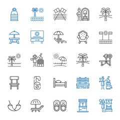 Poster - relax icons set