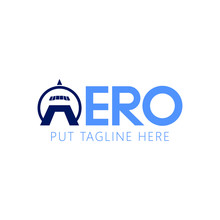 Aero Logo Template On White Background