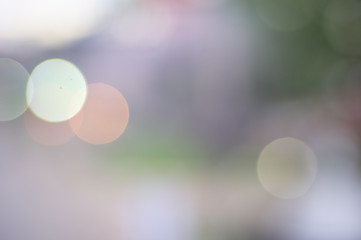 Wall Mural - abstract bokeh blur light background , bokeh style in the city
