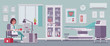 © andrew_rybalko - Female doctor in general practitioner office interior