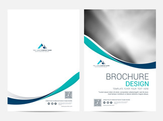 Wall Mural - Brochure template flyer design vector background