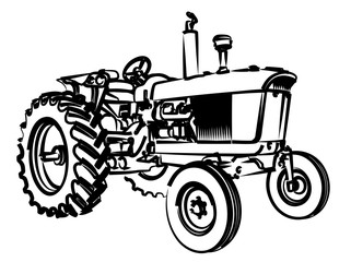 Poster - The Tractor Sketch.