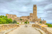 La Seu Vella Cathedral At Lleida, Spain