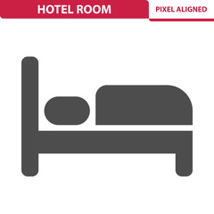 Hotel Room Icon