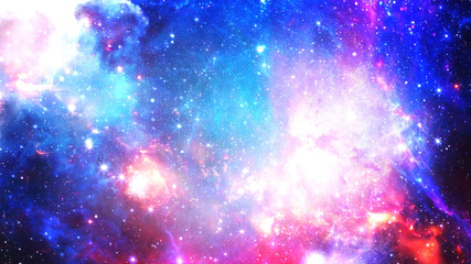 Wall Mural - 3d rendering of a stellar nebula and cosmic dust, cosmic gas clusters and constellations in deep spa