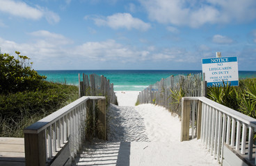 Seaside Florida in Walton County along the Emerald Coast