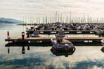 Wall Mural - Port of La Spezia in Liguria, Italy