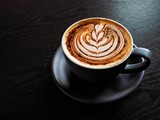 Cappuccino With Beautiful Latte Art
