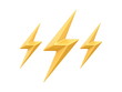 Weather icon THUNDER 3D