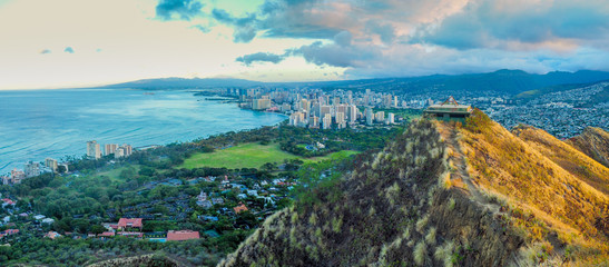 Wall Mural - View of Honolulu