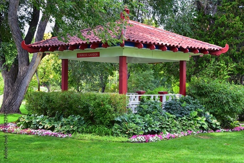 Views From The International Peace Gardens Which Is A Botanical