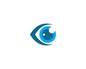 Wall Mural - Eye logo vector