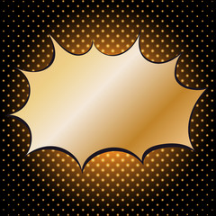 Wall Mural - Pop Art vintage vector background. Halftone design
