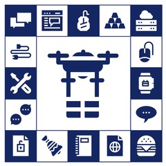 Poster -  interface icon set