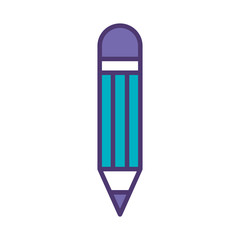 Sticker - pencil write isolated icon