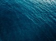 canvas print picture - Aerial view of blue sea surface