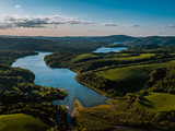 Fototapeta  - Jezioro Solińskie Bieszczady Panorama