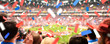 Fussball-Fans mit Konfetti | Panorama