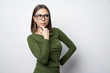 © paffy - Confident woman in glasses looking to side