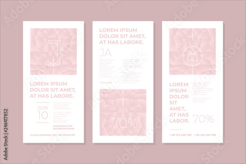 Template Elegant Light Pink Romantic Background Romantic