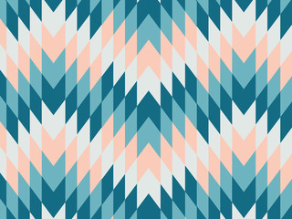 Wall Mural - abstract geometric zig zag hipster fashion hexagon pattern, rhombuses pattern muti color background