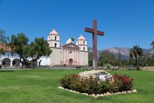 Old Mission, Santa Barbara, California, USA, North America
