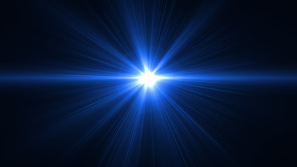Wall Mural - abstract of lighting for background. digital lens flare in dark background