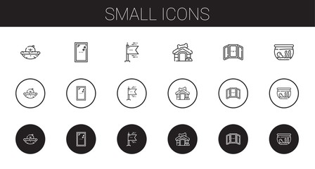 Wall Mural - small icons set