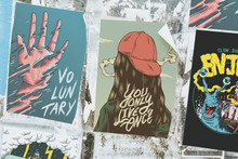 Collection Of Colorful And Urban Artwork Posters