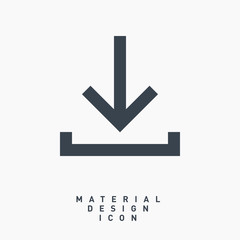 Download material design line vector icon