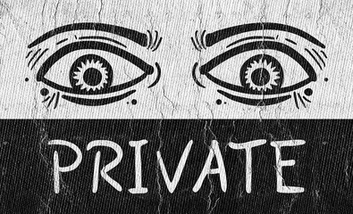 Sticker - Private eyes