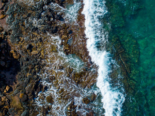 Wall Mural - Aerial view of south Maui beaches